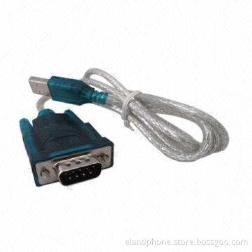 USB to RS232 Cable, Supports Remote Wake-up, Power Management, USB1.1 Compliant